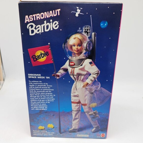Special Edition Astronaut Barbie Doll The Career Collection Acc. Moon Rocks - Picture 5 of 6